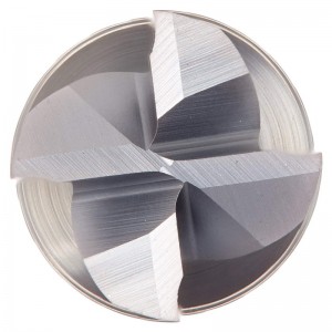 Mål af massivt karbid, AlTiN belagt, 4 fløjte, 3/8 \