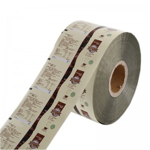 Brugerdefineret udskrivning aluminiumsfolie kaffe emballagefilm