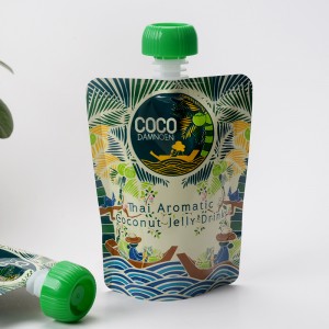 brugerdefineret tud pose gelé pakke mad kvalitet stand up mad emballage taske