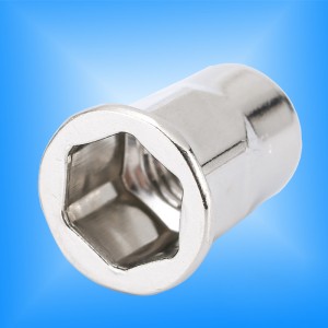 Fladt hoved indvendig hex krop