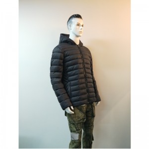 NAVY HOODED PUFFERJakke RLMPC0010