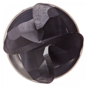 Fast karbidkugle Næseende mølle, belagt, 4 fløjte, 1/4 \