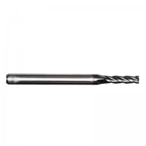 Solid Premium Carbide End Mill, AlTiN Coated, 4 fløjte, 3/32 \