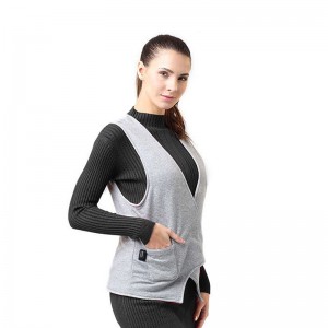 Opvarmet vest størrelse Justerbart batteri Elektrisk varm vest til vandring Camping udendørs