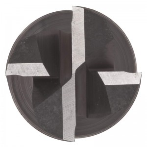 Carbide Micro Square næseender, ubelagt (lys) finish, 30 grader helix, 4 fløjter, 1,5 \