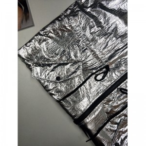 DAMES 'SILVER HOODED JACKET RLWJ0018