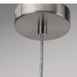 moderne design pendellampe med linneskærm