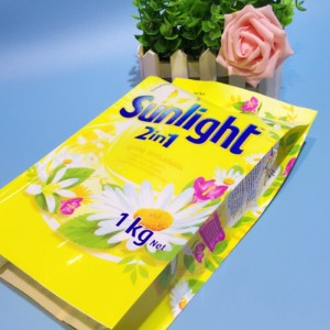 Stå op tud, plastvæske, flydende sæbepose / vaskemiddelemballage