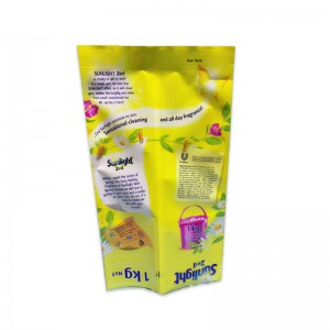 Trykt vaskepulveremballage taske / vaskeopvaskemiddelemballage / plastposepakke