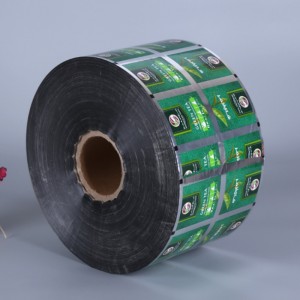 Fødevareplastisk aluminiumsfolieemballage filmrulle til mælke te kaffepose