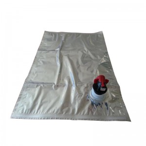 5l pose i kasse vin dispenser juice, vand, olie pose i kasse med vandventil aluminiumsfolie vin taske