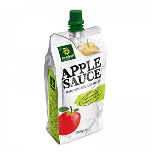 Brugerdefineret sikkerhed gravure udskrivning sauc emballage taske plastemballage tud poser står op tud pose