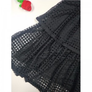 DAMES BLULEDKJOLE I SVART JLWD0038