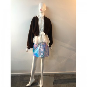 DAMES BROWN SHORT FUR COAT RLWF0001