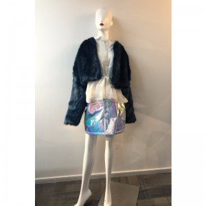 DAMES NAVY KORTE Pelsbelægning RLWF0005