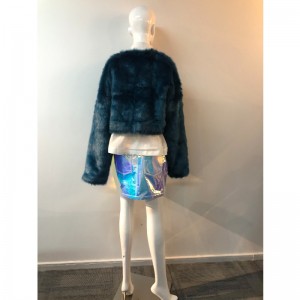 DAMES NAVY KORTE Pelsbelægning RLWF0005