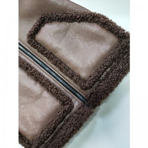 BØRNES BROWN PU JACKET RLCPJ0001N