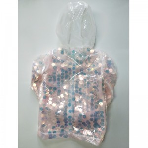 BØRNE SEQUIN HOODED TPU JACKET RLCTJ0003N
