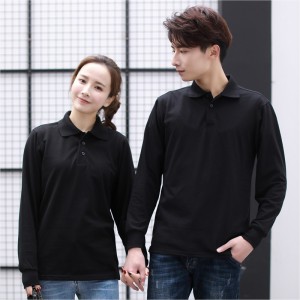 # TC-Regular Fit Bomuld Langærmet Solid Golf Polo skjorter