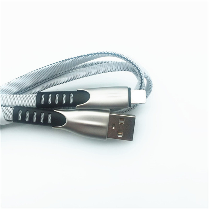 KPS-1001CB 8PIN Engros 1m stærk hurtigopladning USB 2.0 8pins opladning og synkroniseringskabel