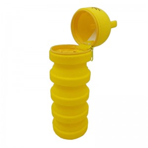 Silikone pen taske Brugerdefineret lynlås sjovt blyant tilfældet