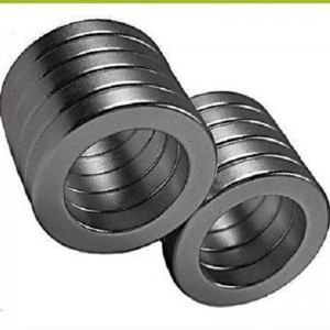 Epoxyovertrukket sort neodymiumrørsmagnet