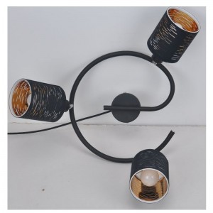 spot light-3LT med laserskåret stofskygge