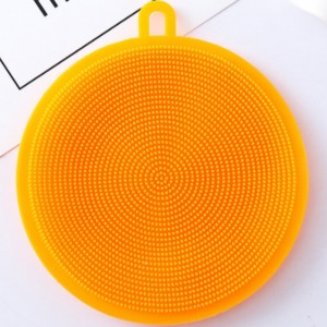 Silikon køkkenrensningsværktøj silikonrengøring og opvaskebørste multifunktionelt silikone varmeisolerende pude praktisk silikoneprodukt