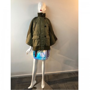 DAMES BAT-ERMEfrakke i KHAKI RLWPC0043