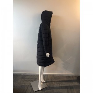 DAMES SVART LANGLINJEJakke RLWPC0056