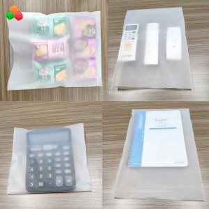 Tilpasset størrelse multifunktionspose vandtæt 100% bionedbrydeligt majsstivelse plastik beklædningsgenstand popsicle emballering pakning