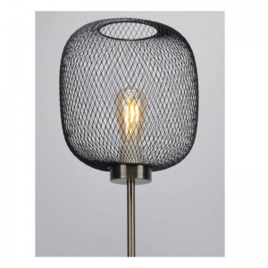 Moderne gulvlampe med mesh skygge