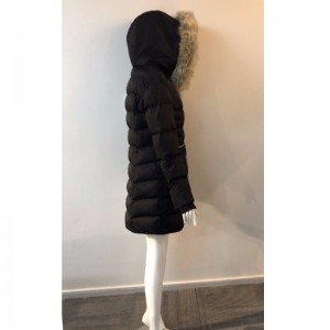 DAMES PUFFER COAT I SVART RLWPC0077