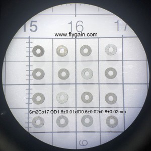 Brugerdefineret fremragende, sjælden jord permanent mikro-smco-magnet