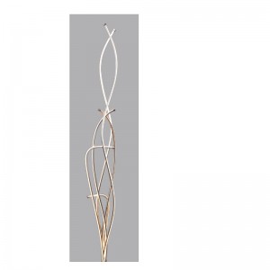 LED gulvlampe med aluminiumsstrimmel