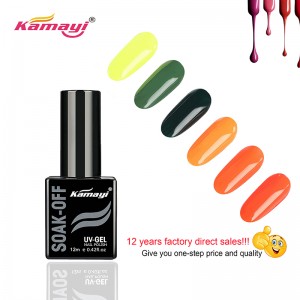 Kamayi 72 farver12ml, Uv gel neglelak Engros Uv gel polsk