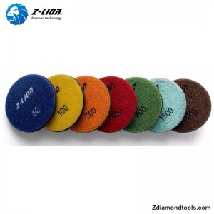 Z-LION ZL-16K Resin Wet Diamond Poleringspuder til beton, stenprojekter
