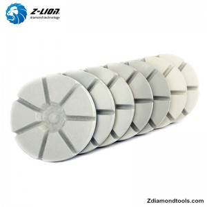 Z-LION ZL-16AD Harpiks Tør beton diamantgulv polering pads \u0026 slibeskiver
