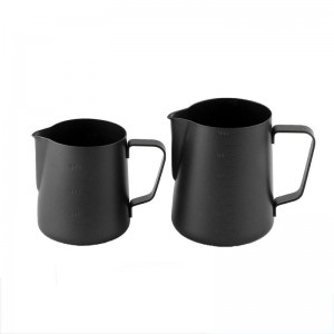 hot sell latte art mælkekande med 350/600/900 ml med måleskala