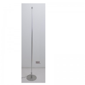 LED-gulvlampe med tænd / sluk-kontakt på lampetoppen