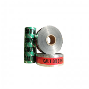 dddvFabrikation af hotsælgende billig fiberoptisk kabel underjordisk detekterbar advarselstape med sportråd