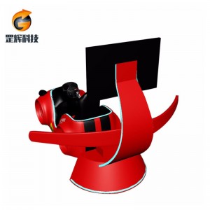 Racing Simulator VR-maskine Globalt varmt salg temapark udstyr tre-akslet vr racing bil