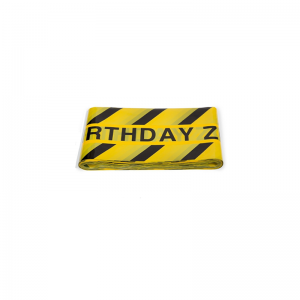 Høj kvalitet fabrik PE trafik konstruktion politi advarsel sikkerhed forsigtighed brugerdefineret barrikade tape