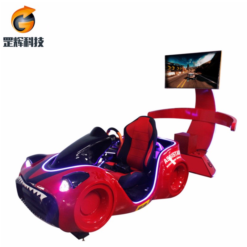Racing Simulator VR-maskine Globalt varmt salg temapark udstyr tre-akslet vr racing bil