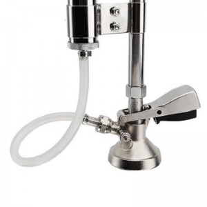 Rustfrit stål tube party pumpe keg tønde slange amerikaner med 5/8 \\\\ \'g kobler