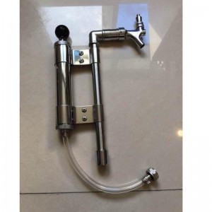 Rustfrit stål tube party pumpe keg tønde slange amerikaner med 5/8 \\\\ \'g kobler