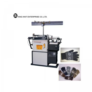 Fabriksleverandør engros høj output, der gør handsker sømløs arbejdshandske strikemaskine edb