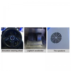 VR-racerbil Globalt varmt salg temaparkudstyr tre-akslet