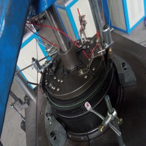 Computerstyret dobbelt jersey-armbåndsbøjler knæstøtte strikemaskine