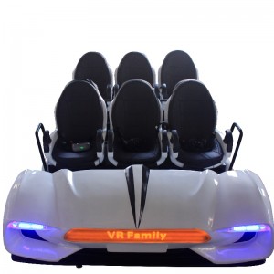 9DVR rumskib (hvid) Varmt salg underholdning virtual reality oplevelse sæde 9Dvr biograf 6 sæder 9dvr til familie